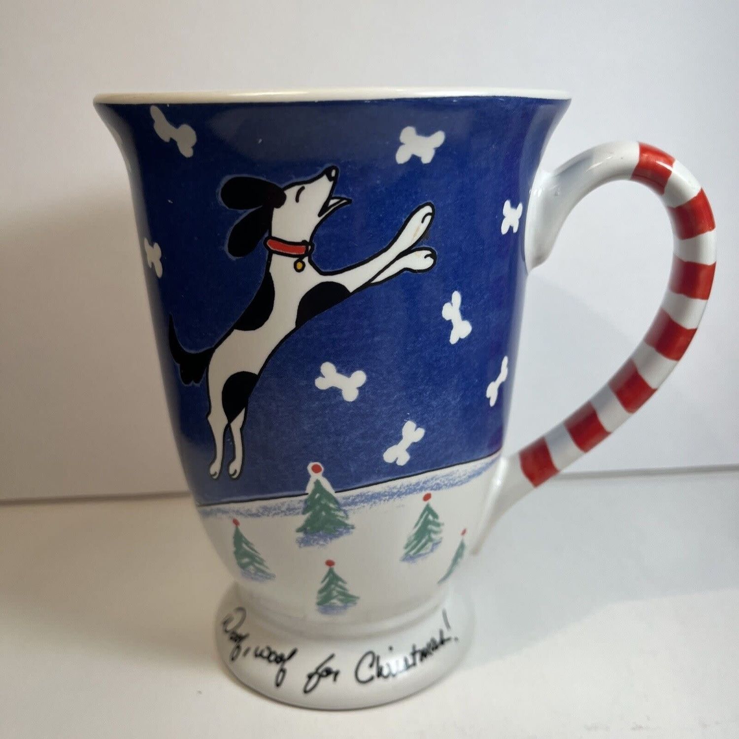 WOOF WOOF FOR CHRISTMAS MUG