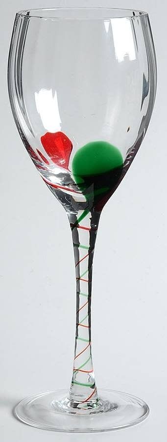 OPTIC BLOWN GLASS WINE