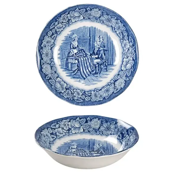 LIBERTY BLUE FRUIT BOWL 5"