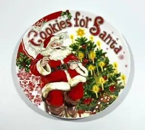OLD WORLD CHRISTMAS COOKIES FOR SANTA PLATE 8 "
