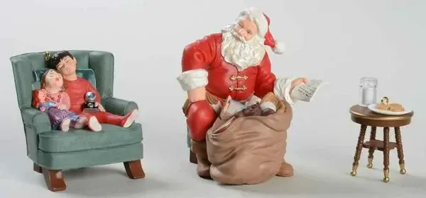 SANTAS BIG NIGHT BOXED ORNAMENT SET