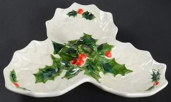 WHITE HOLLY  3 PART RELISH 9 1/2"