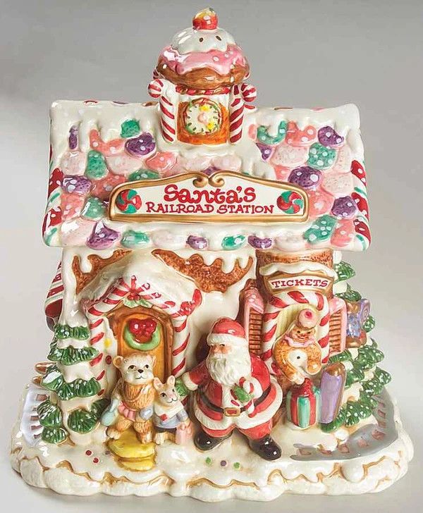 CANDY LANE EXPRESS COOKIE JAR 10 7/8"