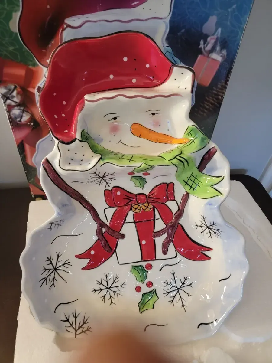 SNOWMAN CHIP &amp; DIP