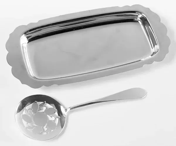 OCEAN SPRAY CRANBERRY SERVING SET 9 7/8"