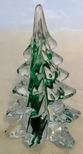 ART GLASS CRYSTAL CHRISTMAS TREE