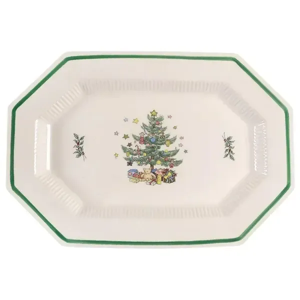 CHRISTMASTIME PLATTER OVAL 13"