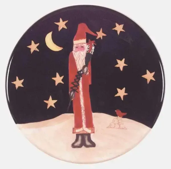 MIDNIGHT SANTA DESSERT/PIE 7 7/8"