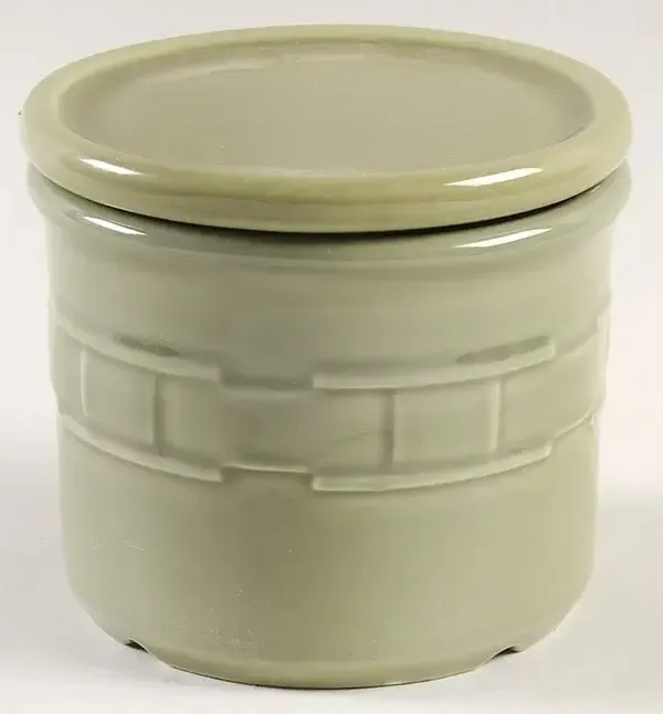 WOVEN TRADITIONS SAGE CROCK AND LID 1 PINT