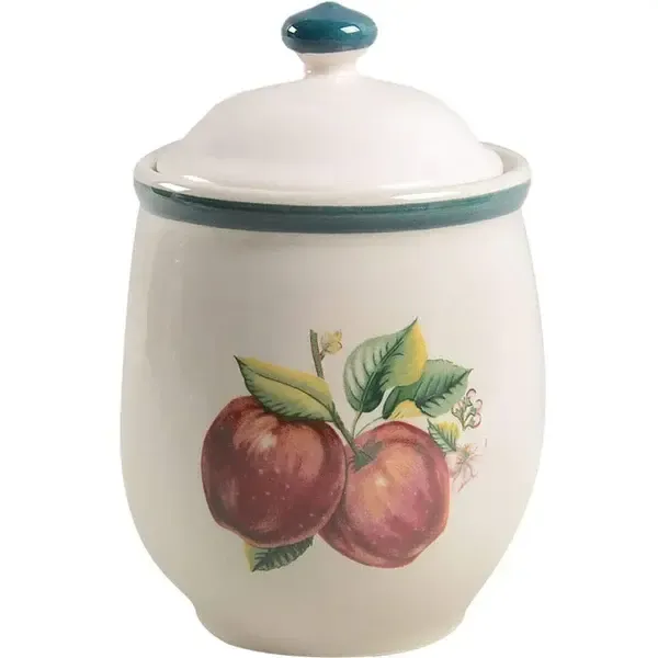 APPLES CANISTER  5 3/8&quot;
