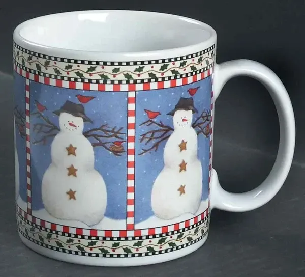 SNOWMAN MUG 3 5/8'