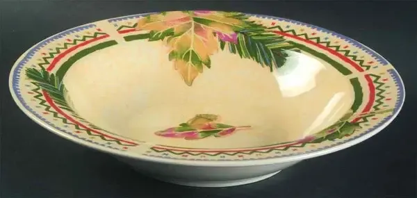HARVEST LODGE RIM SOUP BOWL 8 5/8"