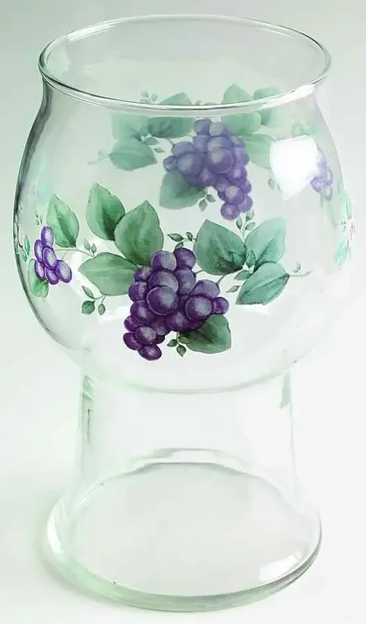 GRAPEVINE GLASS PILLAR/FLOAT CANDLE HOLDER