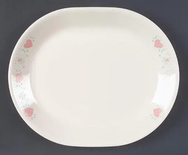 FOREVER YOURS OVAL PLATTER 12 1/4"