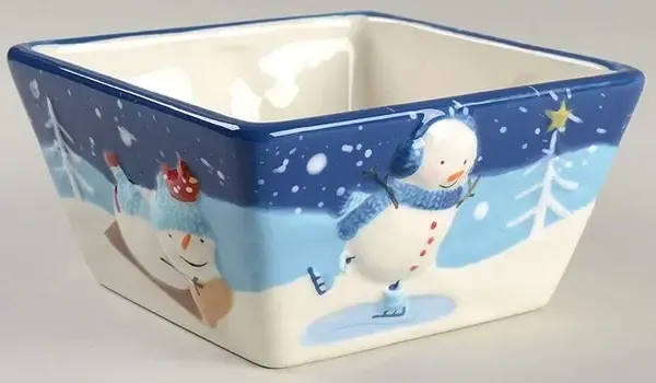 LET IT SNOW CEREAL BOWL