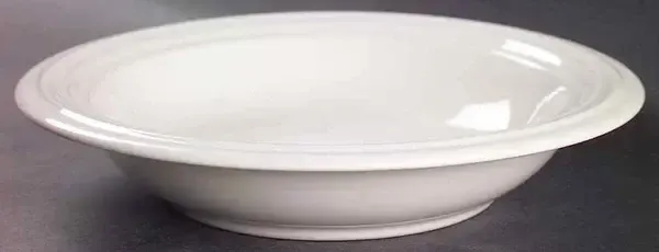 TERRACE WHITE RIM SOUP BOWL 8 1/4"
