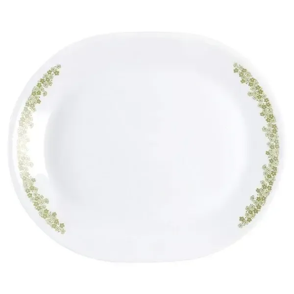 SPRING BLOSSOM OVAL FLORAL PLATTER 12 1/4"