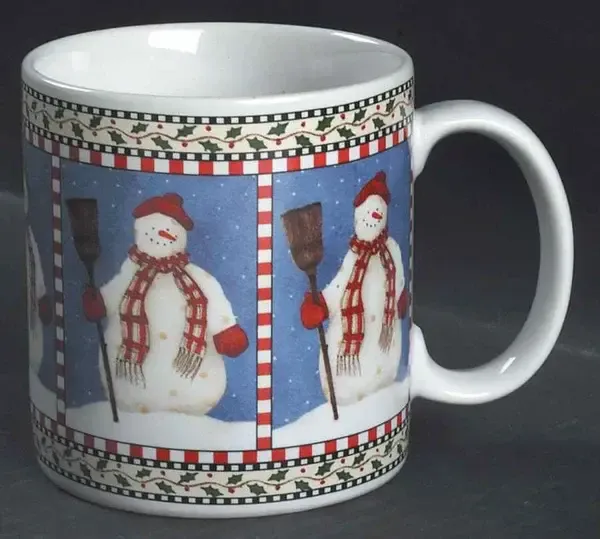 SNOWMAN MUG 3 5/8'