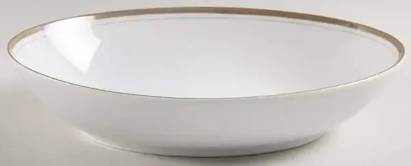 GOLDEN ELEGANCE OVAL VEGITABLE BOWL 10 1/2"