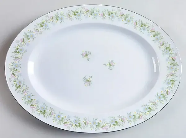FOREVER SPRING OVAL PLATTER 12"