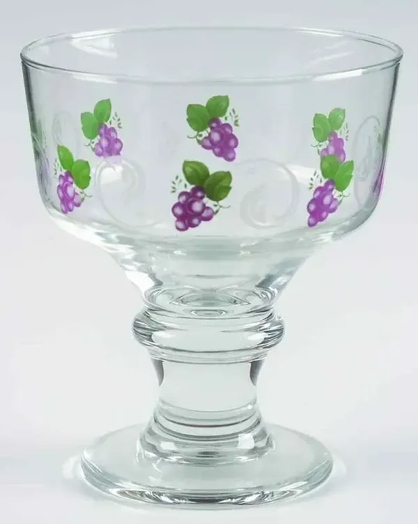 GRAPEVINE DESSERT FOOTED 4 1/4"