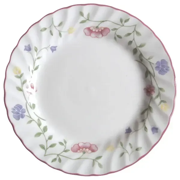 SUMMER CHINTZ BREAD &amp; BUTTER 6 1/4" MADE IN ENGLAND