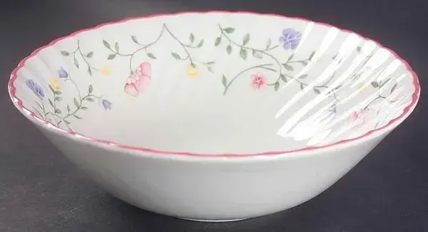 SUMMER CHINTZ ROUND VEGETABLE BOWL  8"  MADE IN ENGLAND