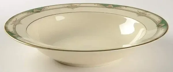 REGAL CREST JADE ROUND VEGETABLE BOWL 10 1/2"