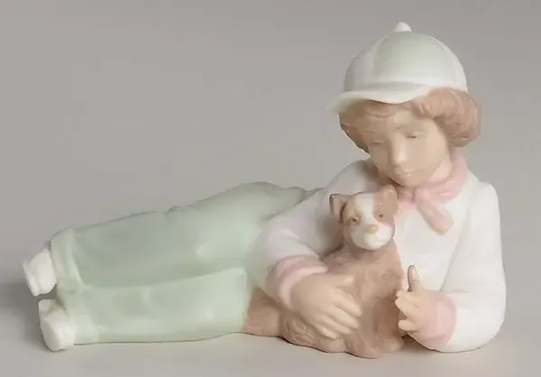 GOLDEN MEMORIES NEW PUPPY FIGURINE