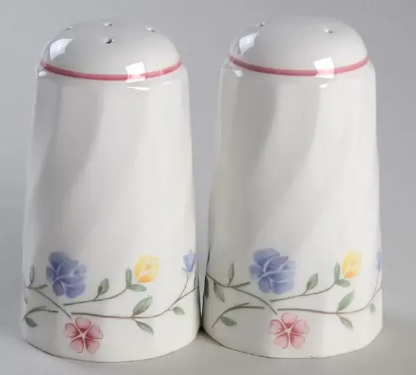 SUMMER CHINTZ SALT &amp; PEPPER 3/5 HOLE
