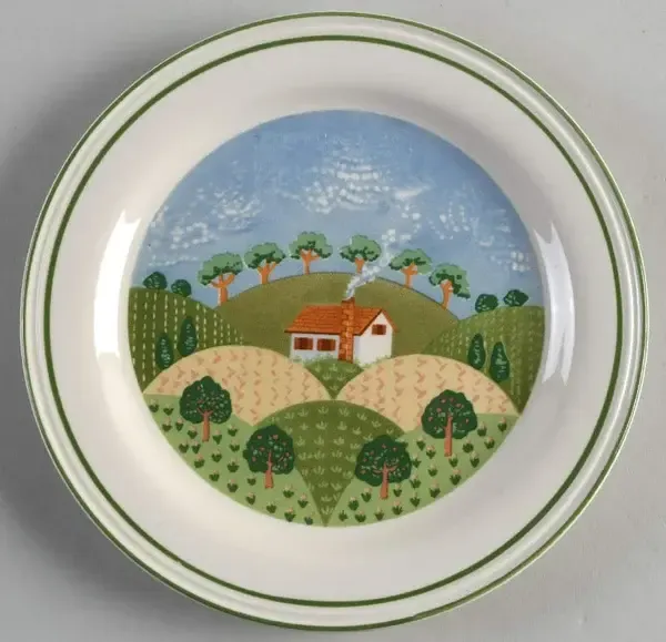 COUNTRY COTTAGE SALAD PLATE 7 5/8"