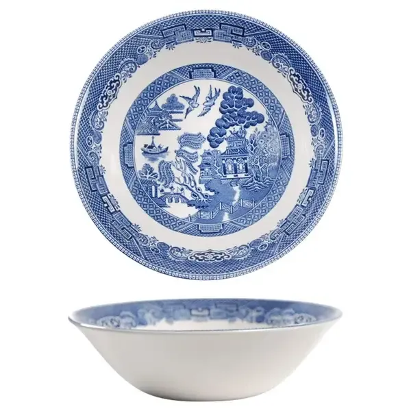 WILLOW-BLUE CEREAL BOWL 6"