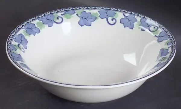 BLUE ISLE VEGETABLE BOWLS 9  1/8"