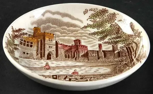 OLD BRITAIN CASTLE BROWN MULTICOLOR COASTER