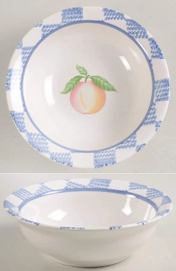 HOPSCOTCH (FRUIT) SOUP/CEREAL BOWL PEACH