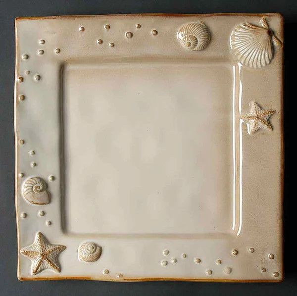 SEASIDE TAN DINNER PLATE