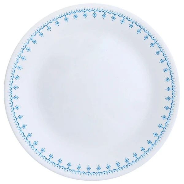 SNOWFLAKE BLUE DINNER PLATE 10 1/4"