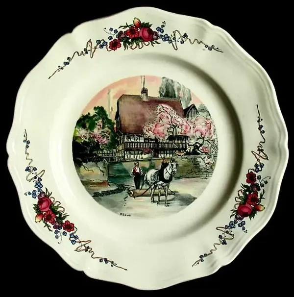 OBERNAI DINNER PLATE 9 7/8"