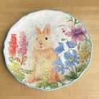 EASTER BUNNY RABBIT 8.5" PLATE