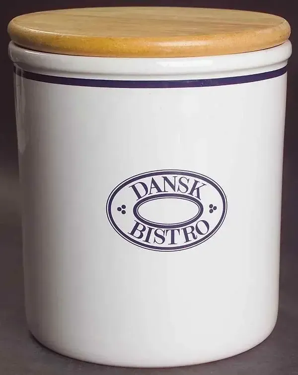 CHRISTIANSHAVN BLUE CANISTER 7 1/2"