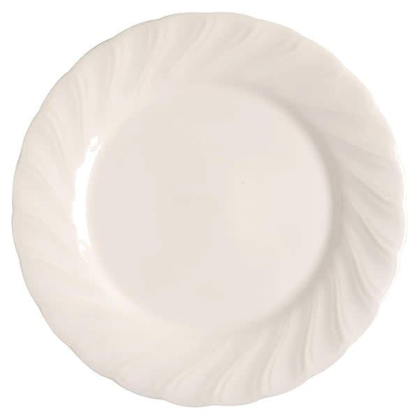 WHITE SATIN (BLOSSOM TIME) DINNER PLATE 10 5/8:"