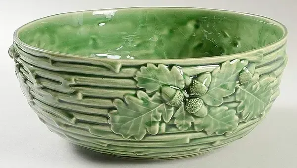 OAK LEAF GREEN SALAD BOWL 11"