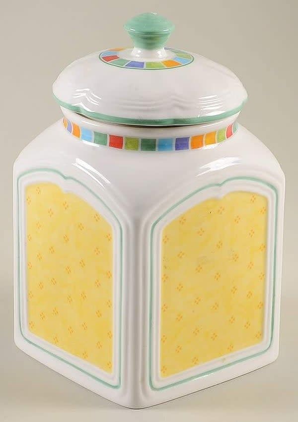 TWIST ALEA LIMONE  MEDIUM CANISTER WITH LID  9 7/8"