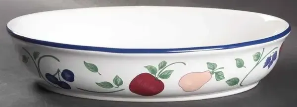ORCHARD MEDLEY OVAL VEGETABLE BOWL