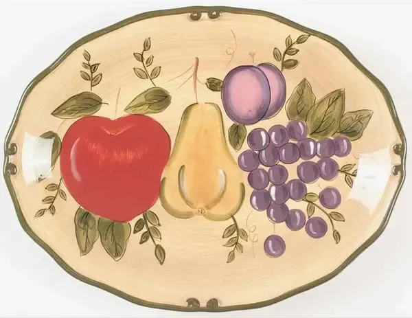HOME TRENDS GRANADA 18" PLATTER