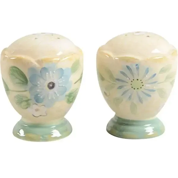 VINTAGE FLORAL SALT &amp; PEPPER