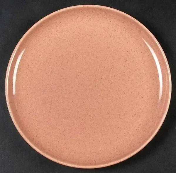 AMERICAN MODERN CORAL SALAD PLATE