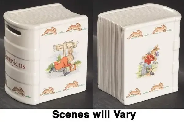 BUNNYKINS ALBION SHAPE BANK-BOOK