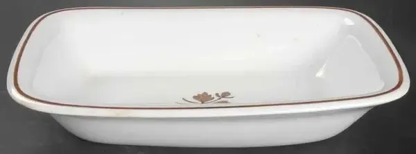 TEA LEAF RECTANGULAR VEGETABLE 10 3/8"