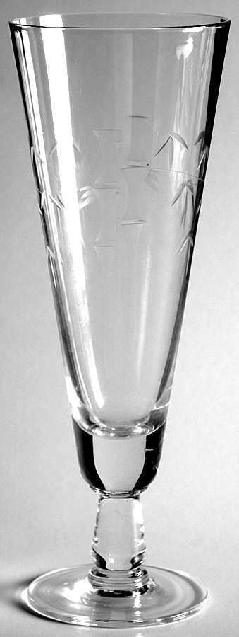 BAMBOO PILSNER SMOOTH STEM  GLASS 8 1/4"